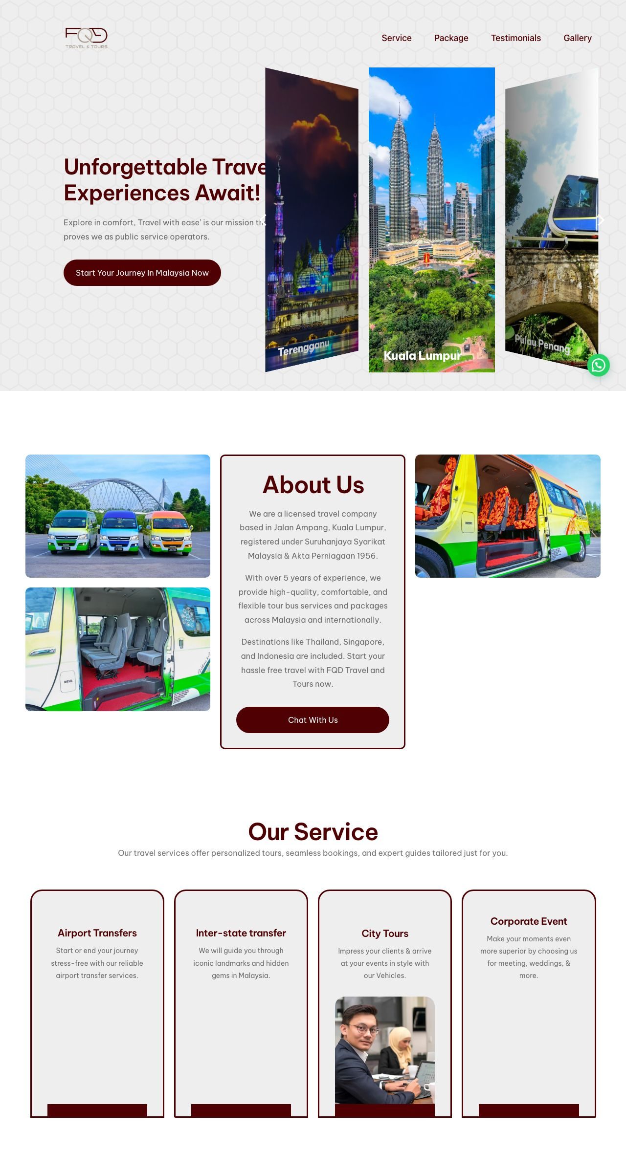 FQD Travel website